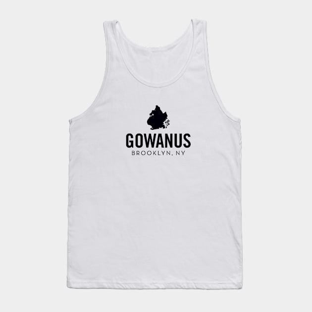 Gowanus (black) Tank Top by Assertive Shirts